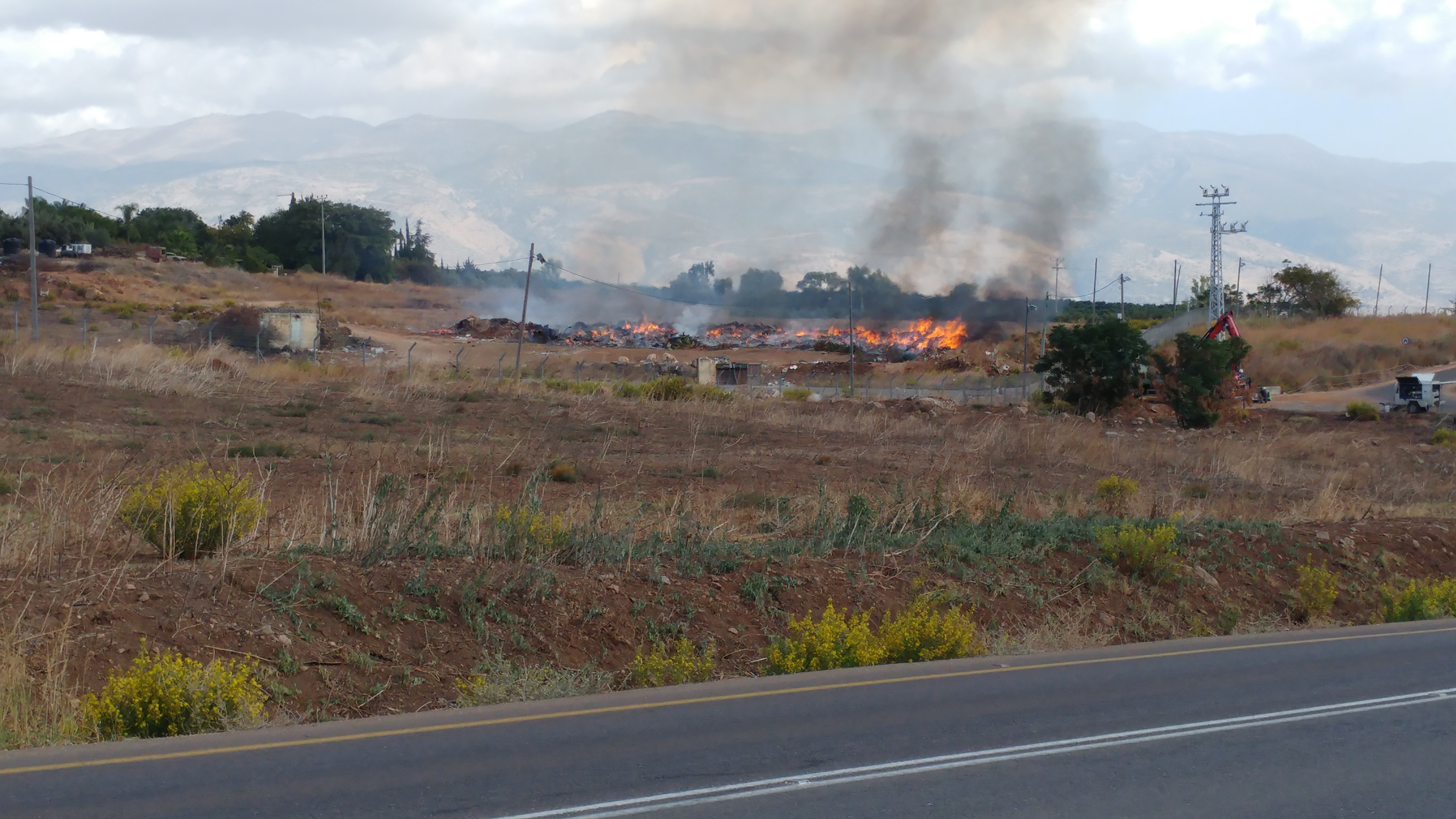 ראשי הרשויות בפנייה למשרד החקלאות נגד שריפות הגזם