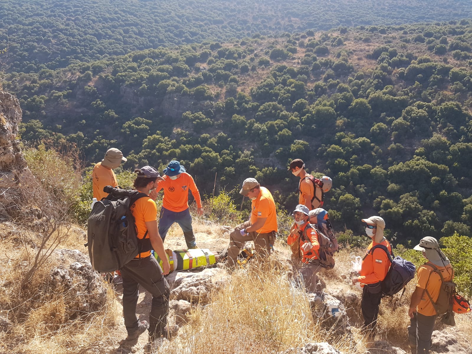 יחידת חילוץ “גליל כרמל” הוזעקו בשעה האחרונה לחילוץ בהר מירון
