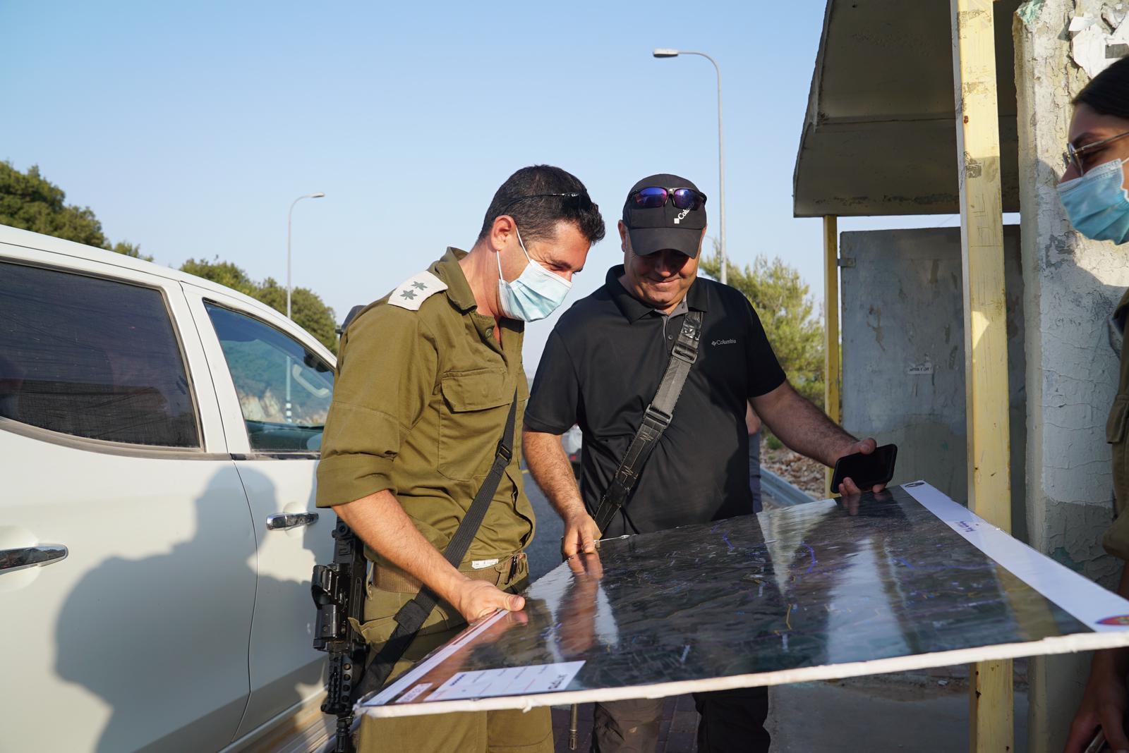 סא״ל בני מאיר קצין ההגנה המרחבית של אוגדת ״עוצבת הגליל״