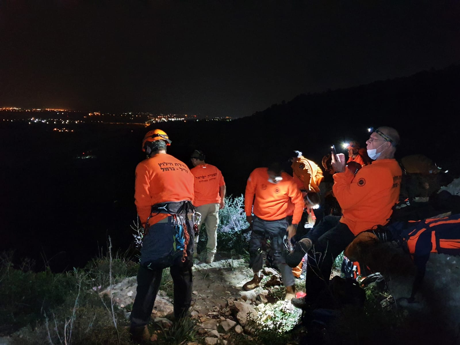 יחידת חילוץ גליל כרמל נקראו הערב לחילוץ משפחה שאבדה דרכה בשמורת הר מירון