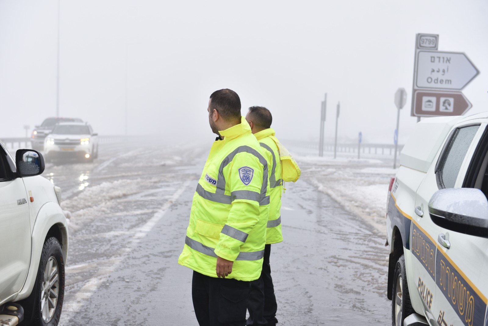 היערכות משטרת ישראל והמלצות לציבור בעקבות מזג אוויר הסוער: עדכון חסימות כבישים