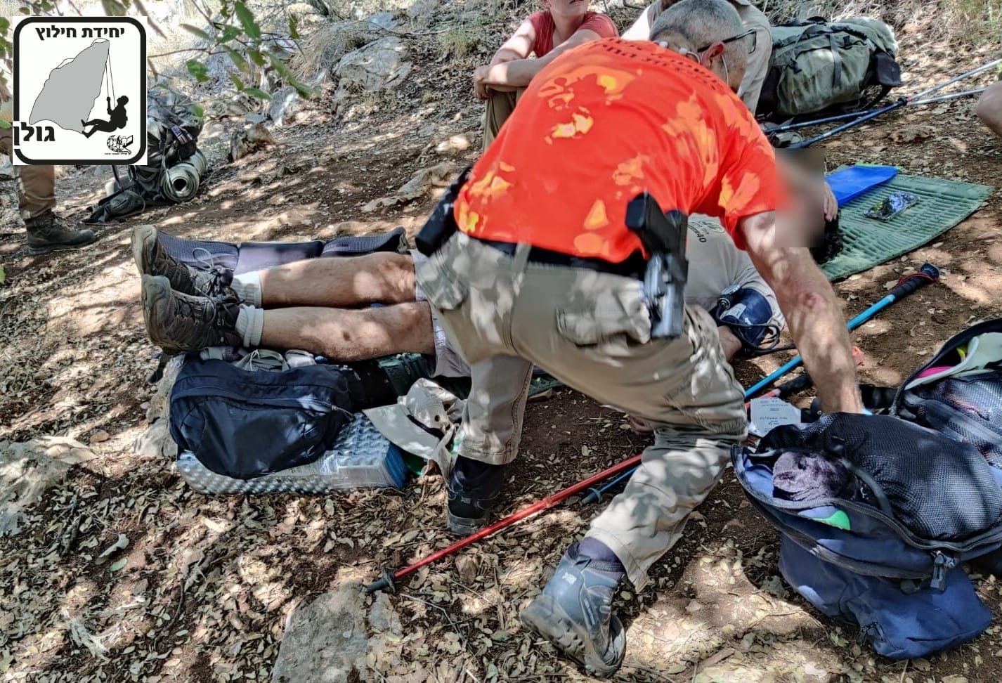 יחידת חילוץ גולן חילצו גבר בן 34 לאחר שחש ברע בהר כחל בחרמון